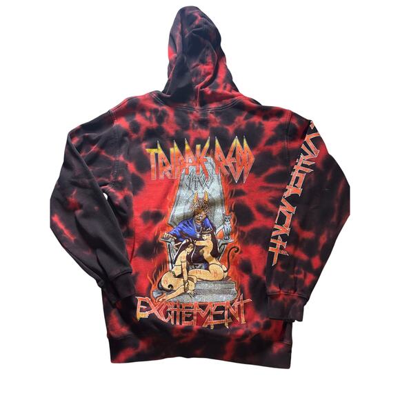Trippie Redd Tie-Dye Graphic Hoodie – Size M - Picture 1 of 5